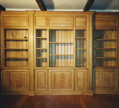 bibliotheque en chêne